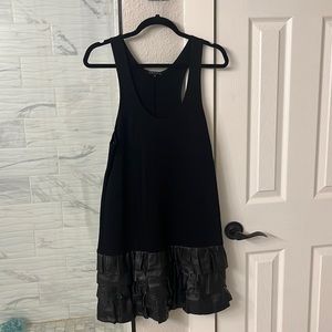Theory, leather , never worn, midi dress